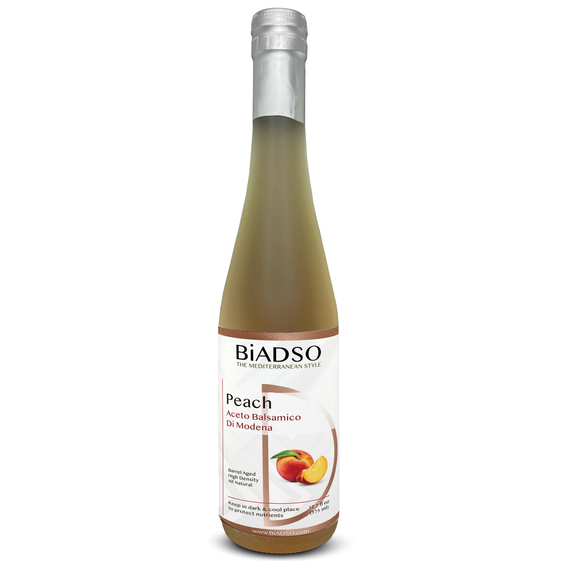 Peach White Balsamic Vinegar | Barrel Aged from Modena, ITALY