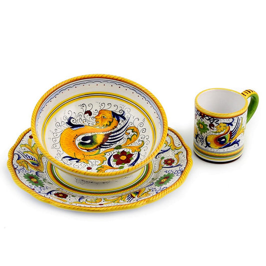 RAFFAELLESCO DELUXE: Pre Pack Dinner + Coupe Bowl + Mug - BiADSO