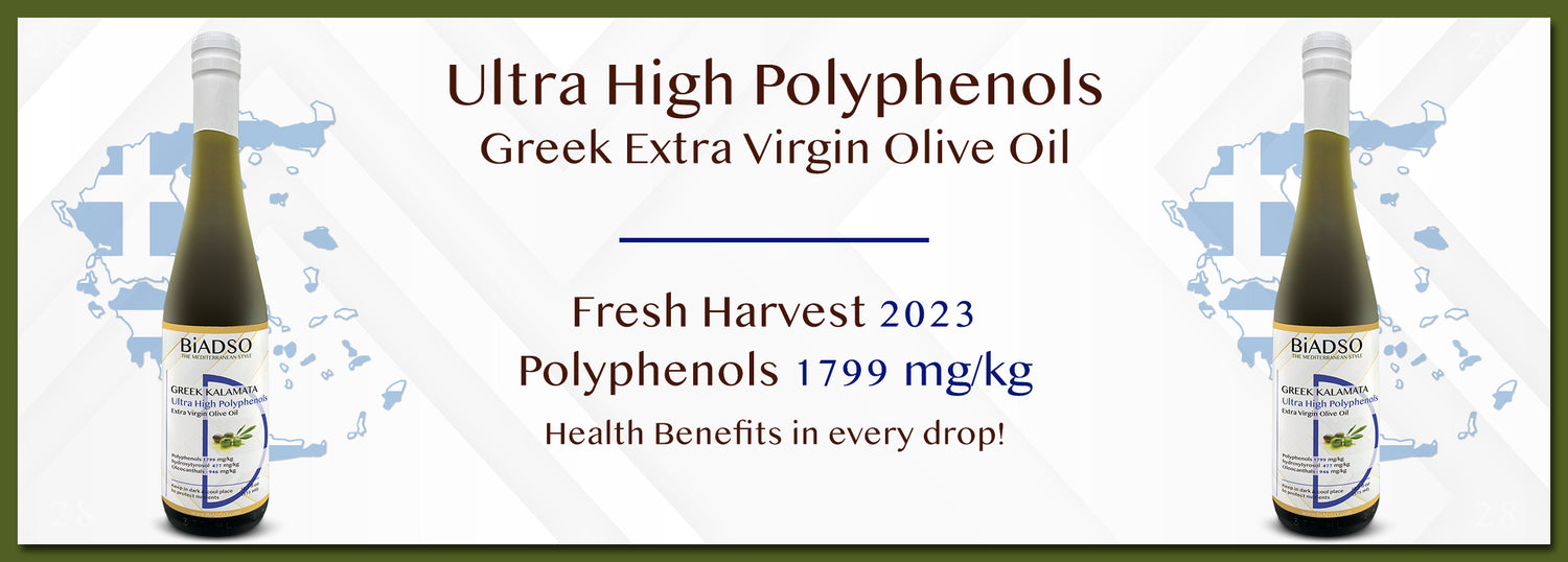 Ultra High Polyphenols Extra Virgin olive Oil BiADSO