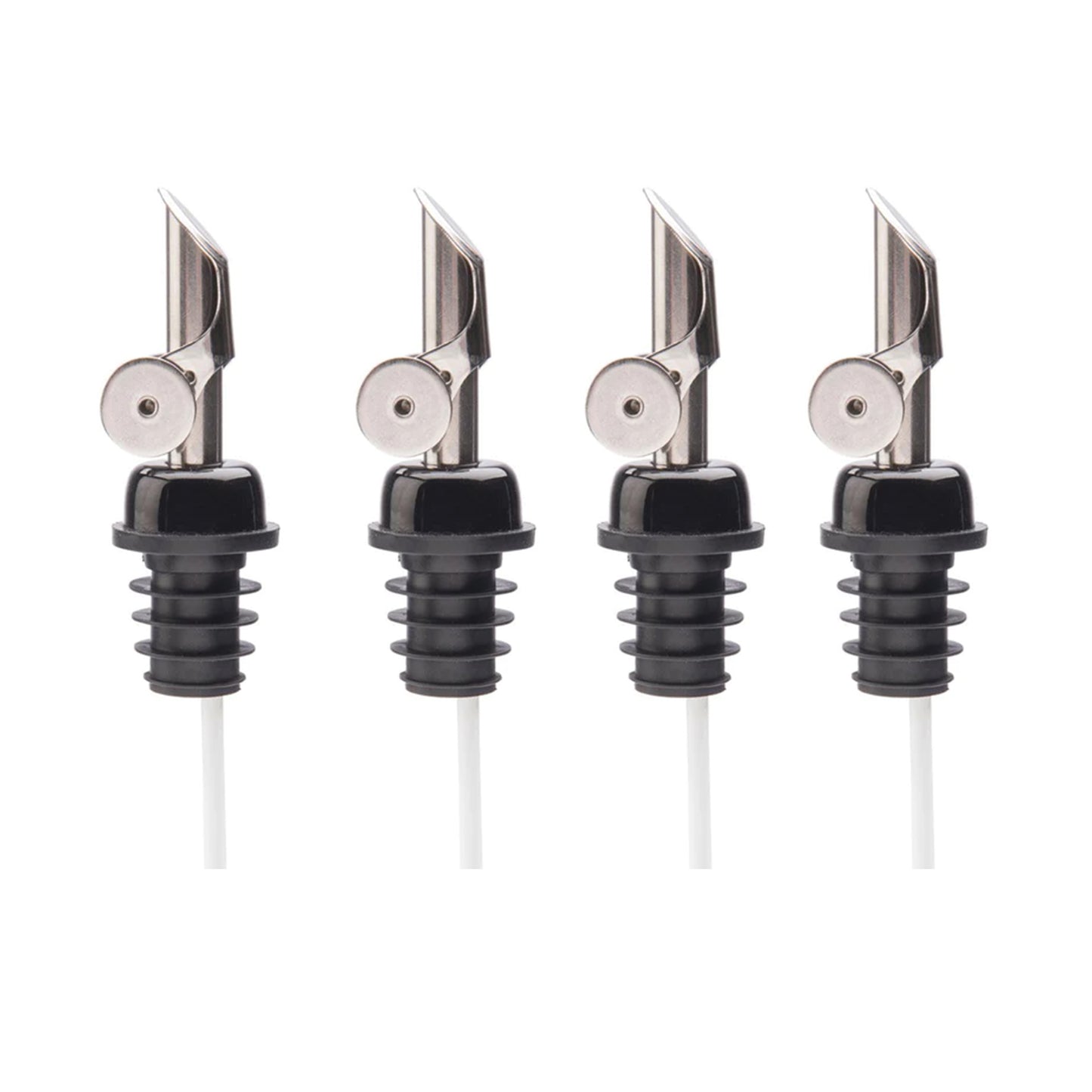 Black Pour Spout for Olive Oil, Vinegar, Wine BiADSO Mediterranean Oils and Vinegars