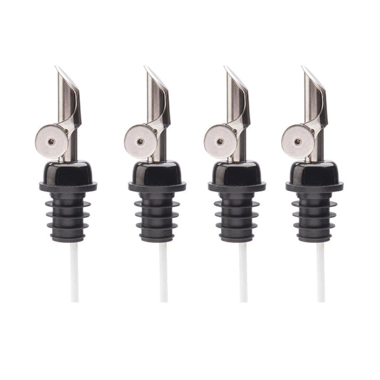 Black Pour Spout for Olive Oil, Vinegar, Wine BiADSO Mediterranean Oils and Vinegars
