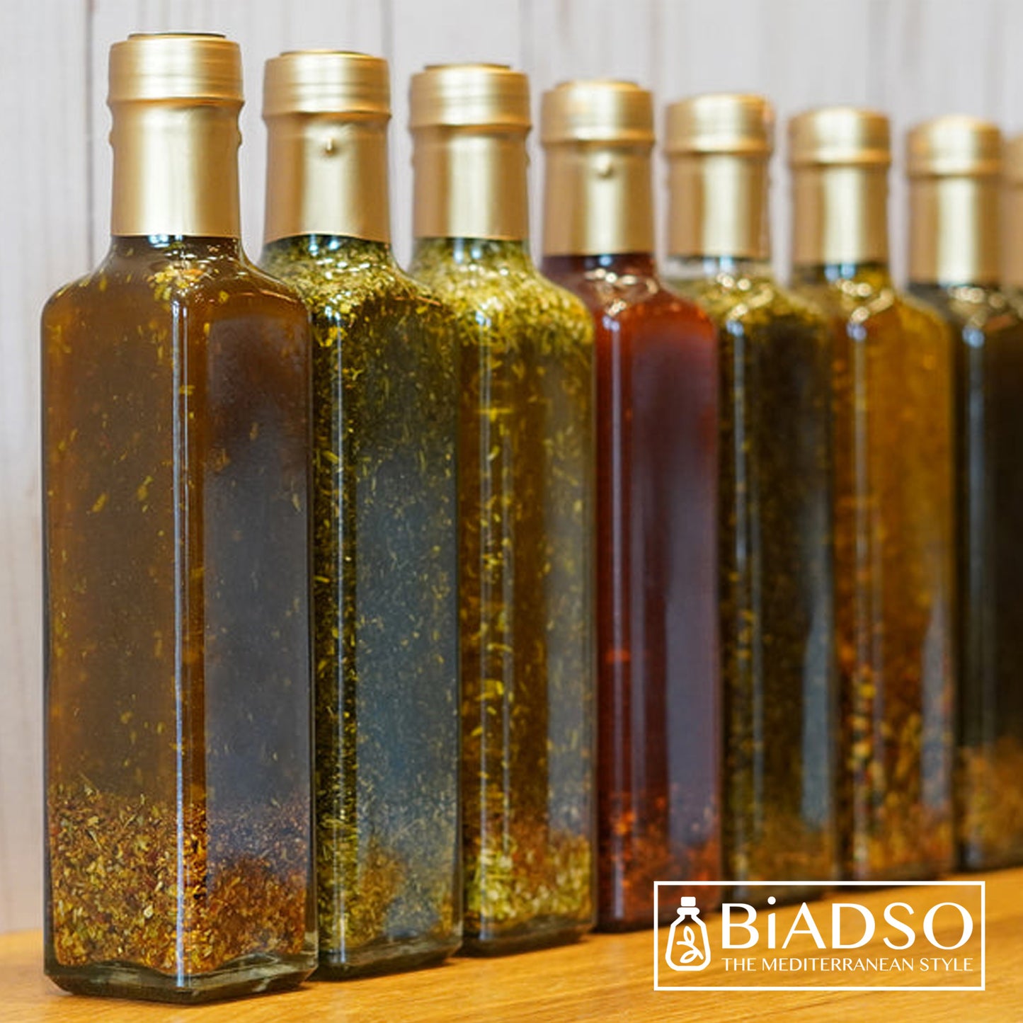 Create Your Own Flavor - Custom Infused Extra Virgin Olive Oil BiADSO Mediterranean Style Oils and Vinegars