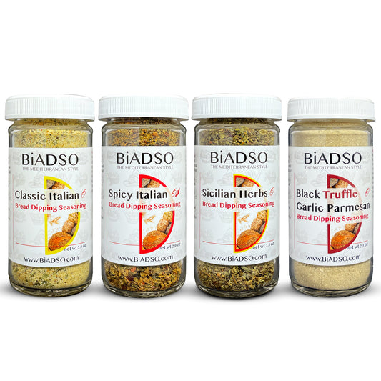Italian Bread Dipping Seasonings Set | 4 Pack