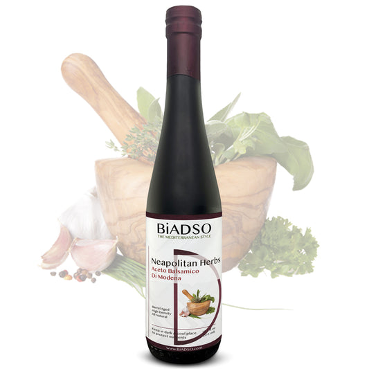 Neapolitan Herb Balsamic Vinegar Biadso Italy