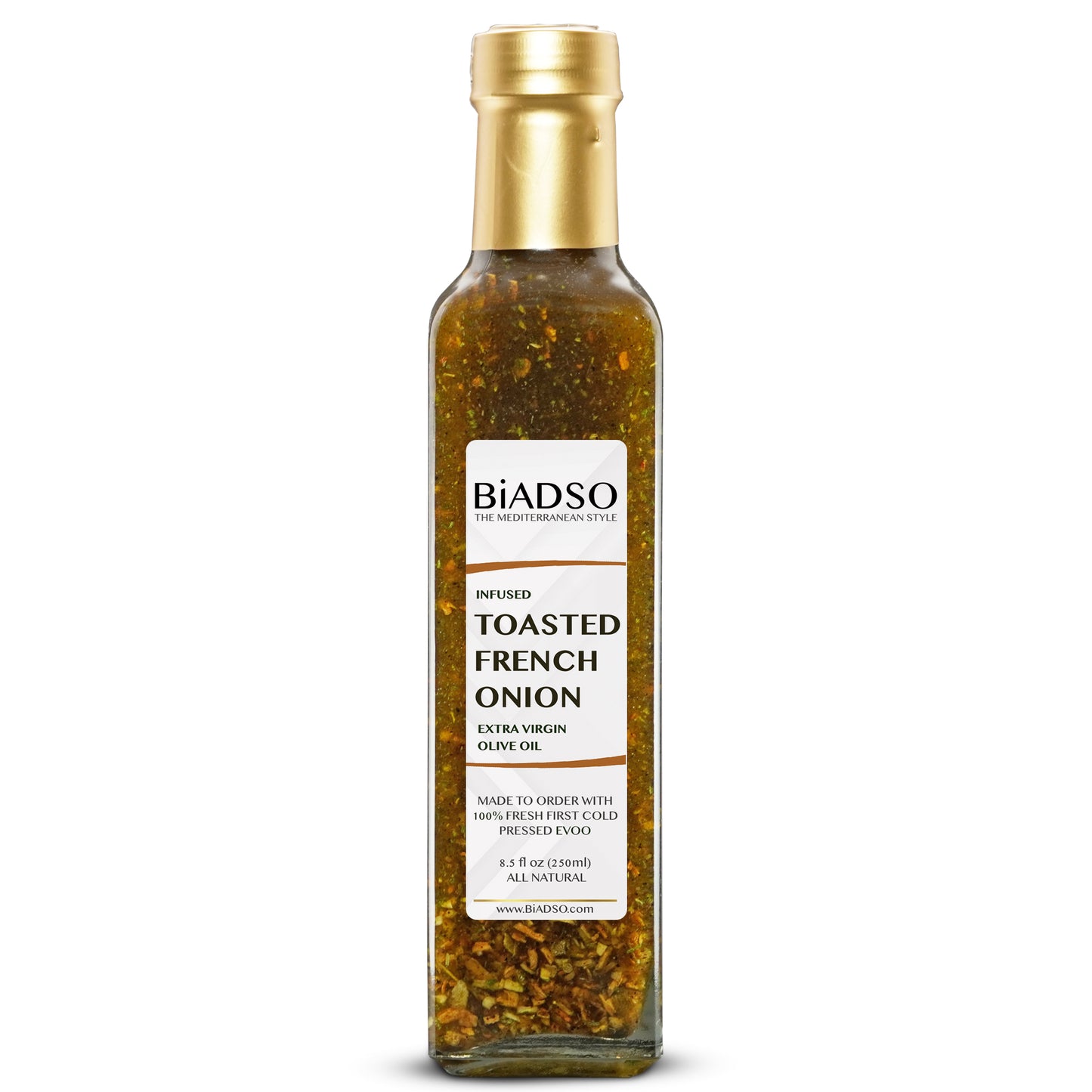 Toasted French Onion Infused Extra Virgin Olive Oil BiADSO Mediterranean Oil and Vinegar