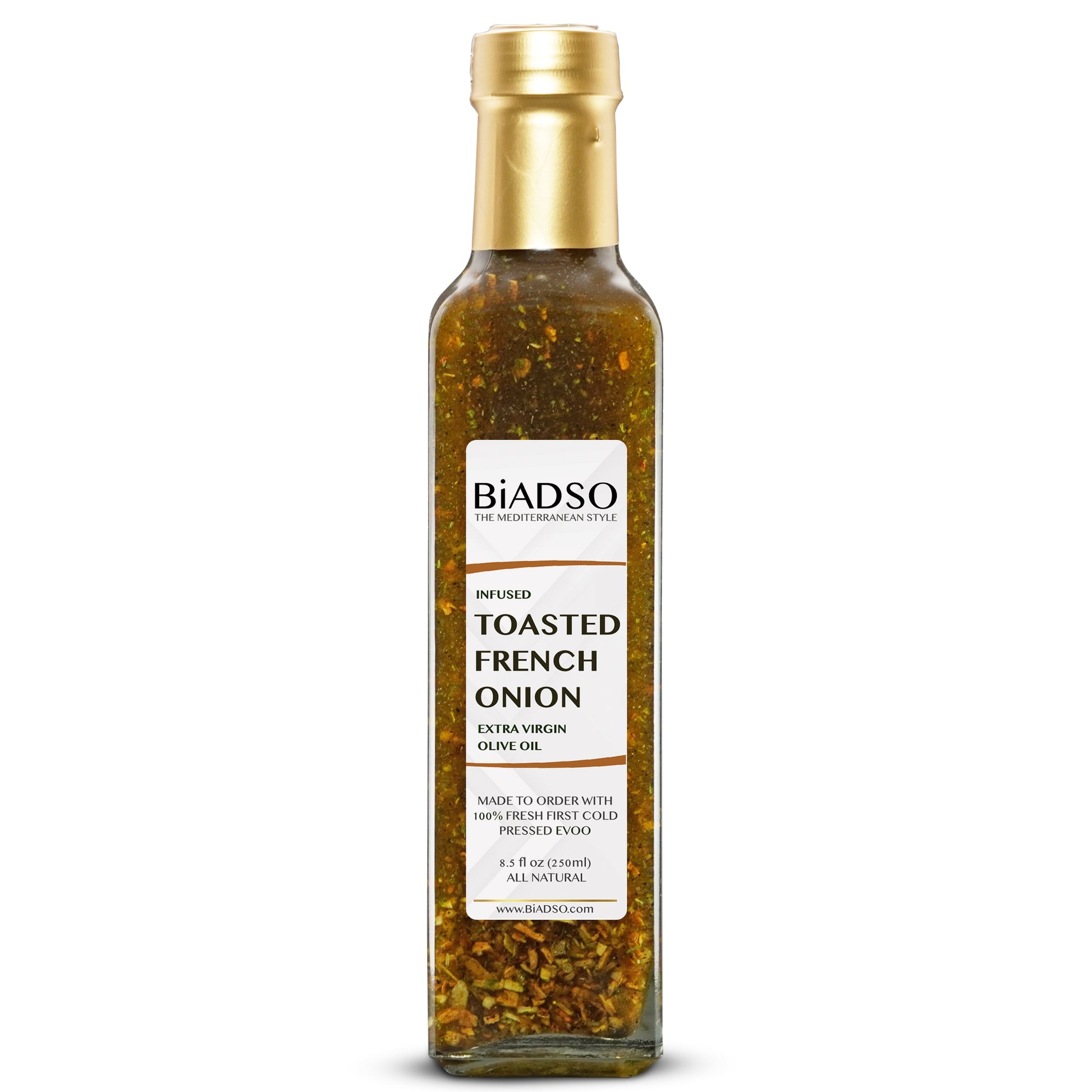 Toasted French Onion Infused Extra Virgin Olive Oil BiADSO Mediterranean Oil and Vinegar