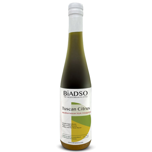 Tuscan Citrus Herb Vinaigrette Biadso Mediterranean Style Oil Vinegars vinaigrettes