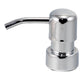 RICCO DERUTA DELUXE: Liquid Soap/Lotion Dispenser with Chrome Pump (Medium 20 OZ) - BiADSO