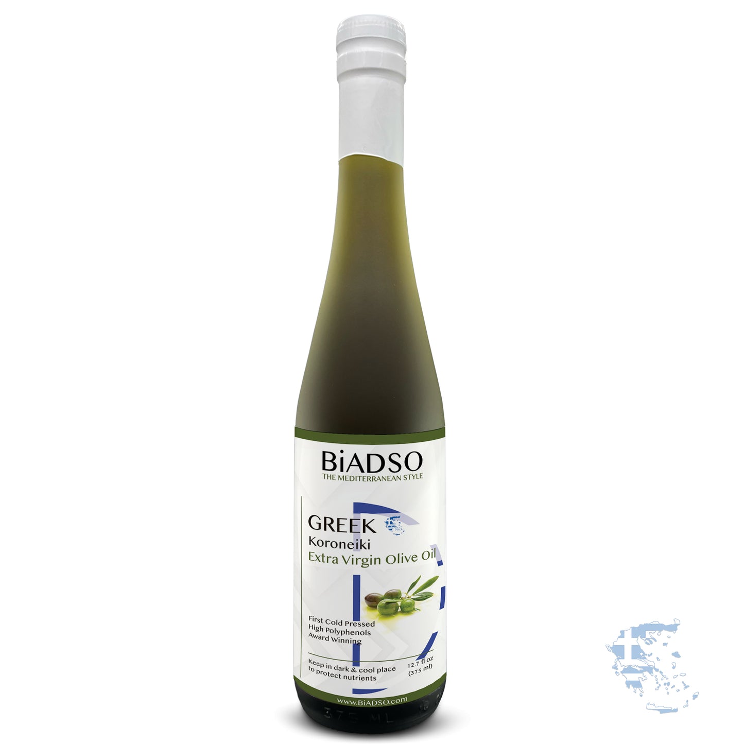 Greek Extra Virgin Olive Oil - Koroneiki BiADSO Mediterranean Oils and Vinegars