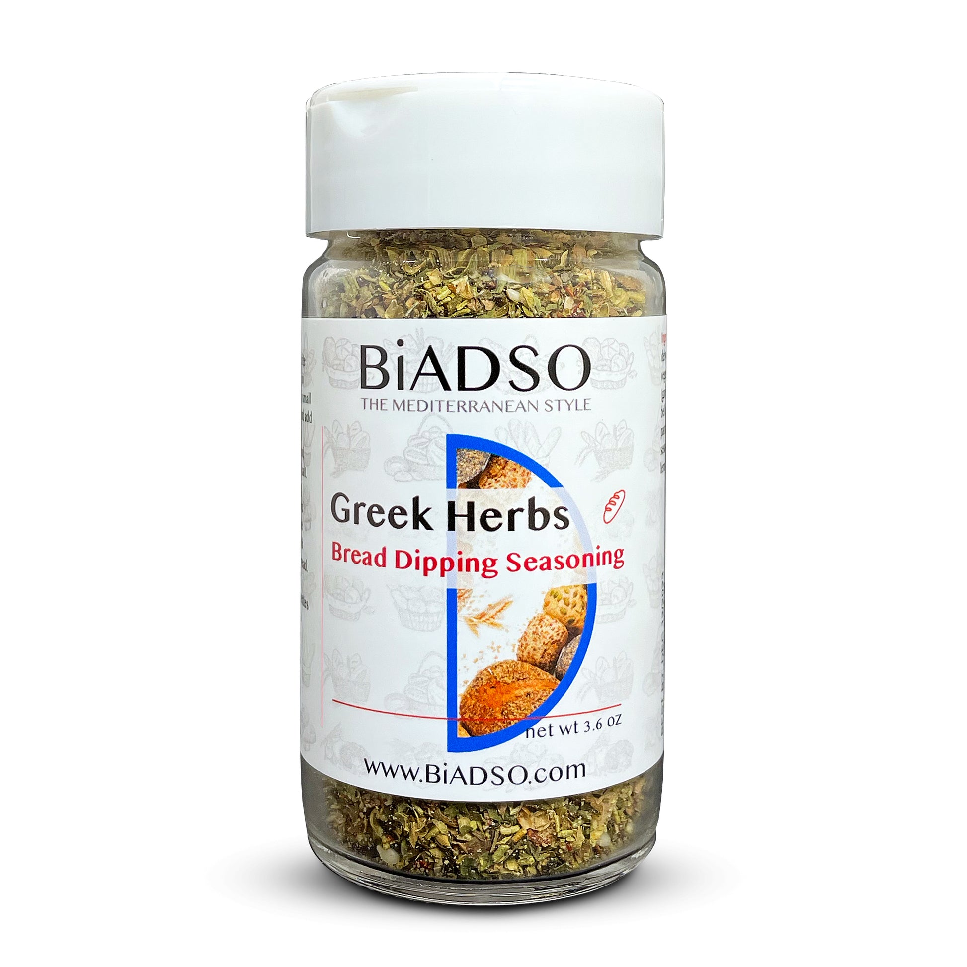 Greek Herbs Bread Dipping Seasoning Blend BiADSO Mediterranean Oils and Vinegars