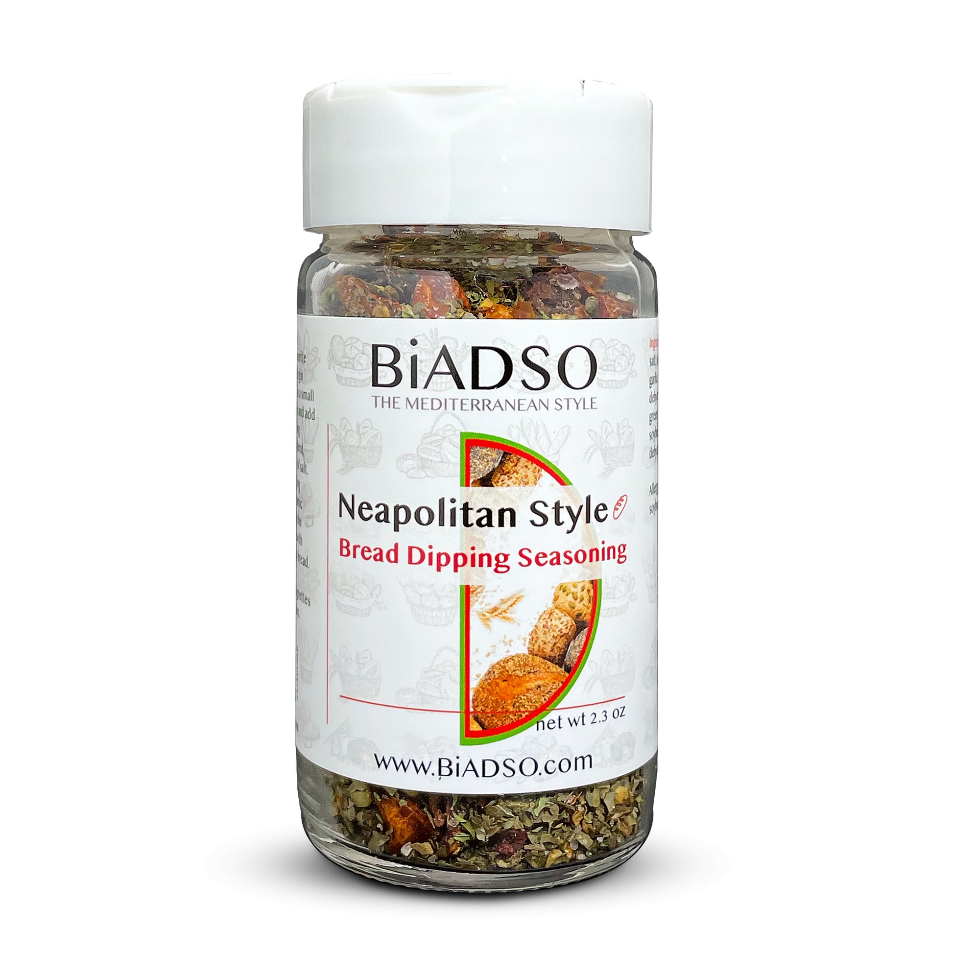 Neapolitan Herbs Bread Dipping Seasoning Blend BiADSO Mediterranean Oils and Vinegars